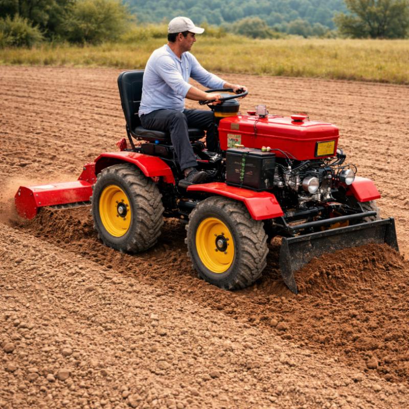 Agriculture Farming Services - Maßgefertigter 25PS Mini-Radtraktor mit Frontdozer &