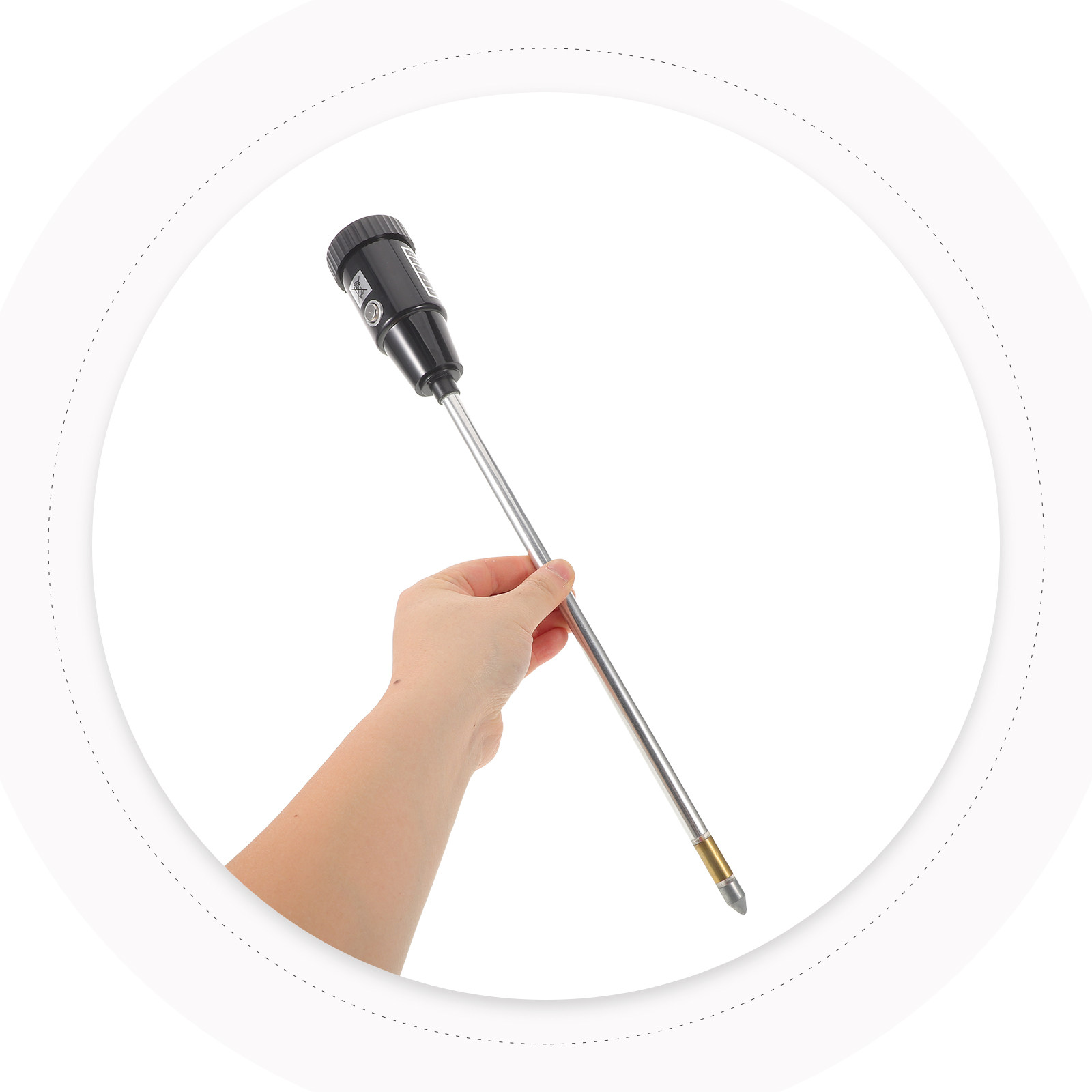 Soil Moisture Sensor - Bodenfeuchtemessgerät mit PH-Test, 12-Zoll-Sonde, Doppelsensor, Tragbares