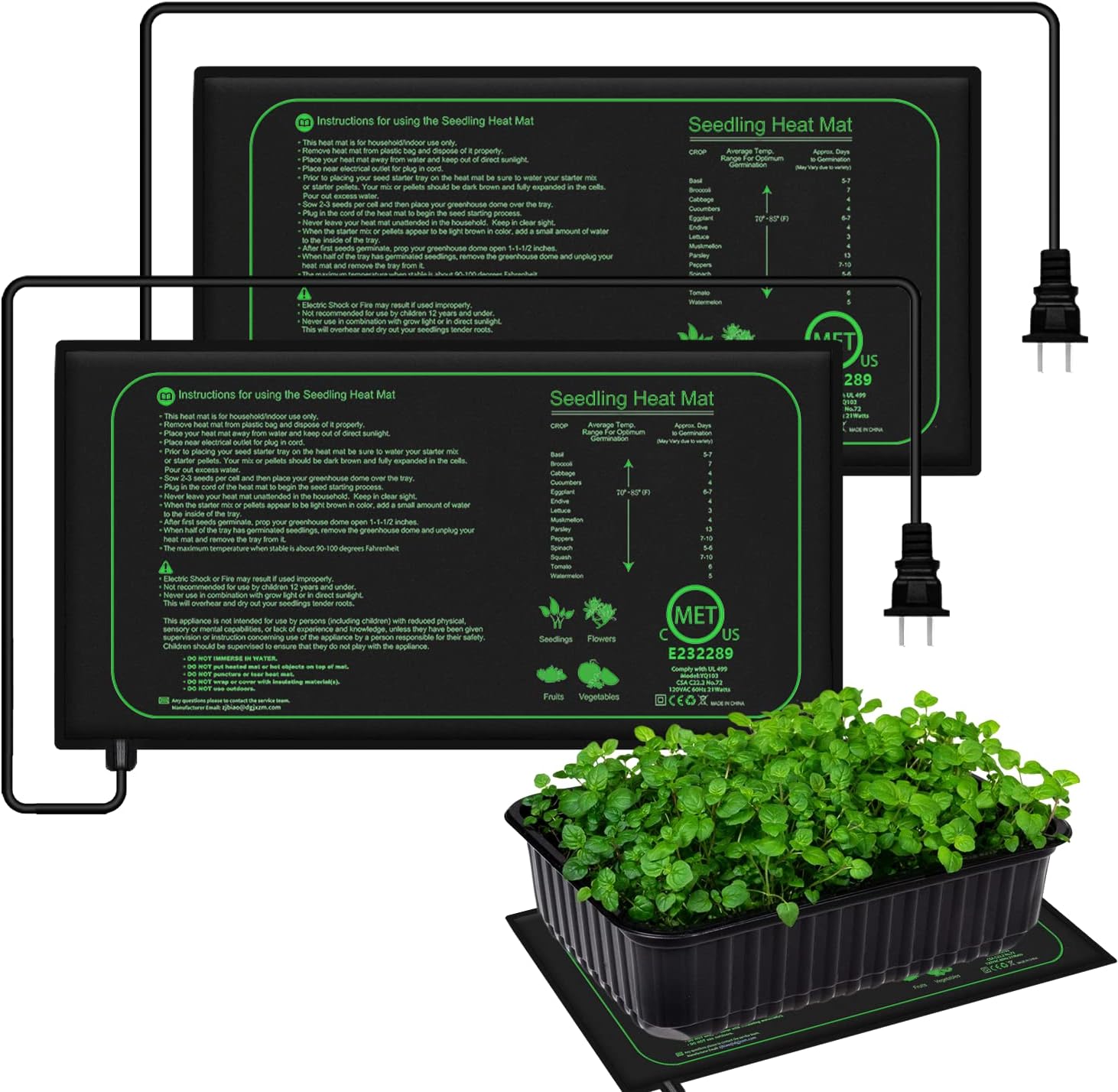 10/25/50CM Sämling Wärme Matte – Plant Growth Regulator Bewertung und Preis